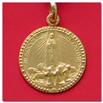 medalla Virgen de Fatima